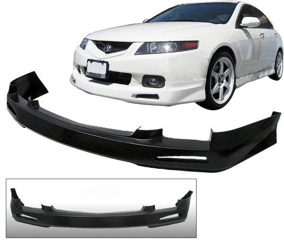 2004-2005 Acura TSX Front Bumper Lip Type-1 Poly-Urethane - BLF-ATSX041-PU