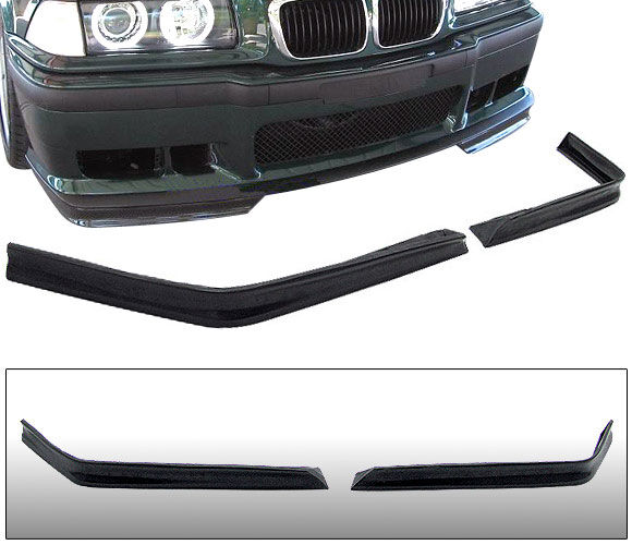 1992-1998 BMW E36 Front Bumper Lip M3 M-tech Poly-Urethane - BLF-BE362P-PU
