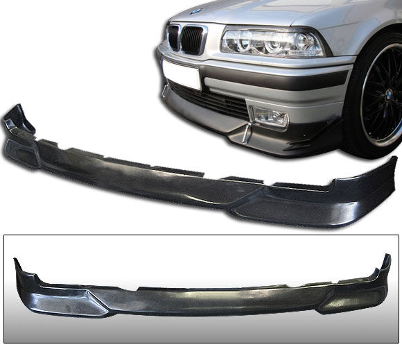 1992-1998 BMW E36 Front Bumper Lip M-tech Style Poly-Urethane - BLF-BE36M-PU