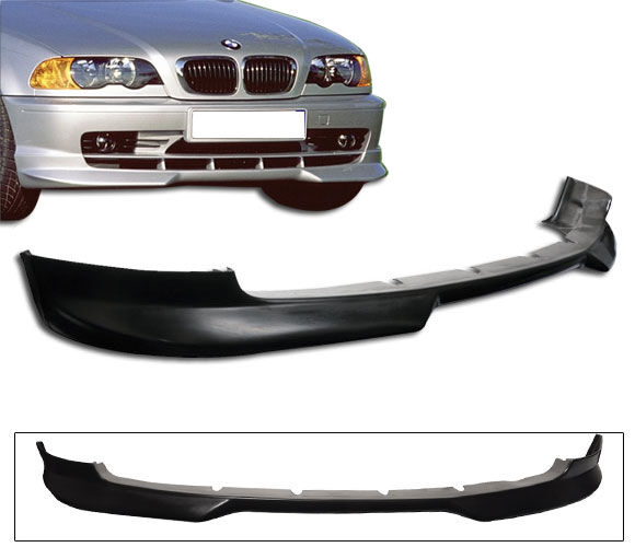 1999-2004 BMW E46 Front Bumper Lip Haratage Stle Poly-Urethane - BLF-BE462H-PU