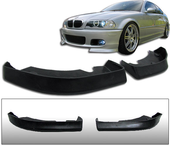 1999-2004 BMW E46 2DR Front Lip M-tech Poly-Urethane (m-tech Bumper Only)