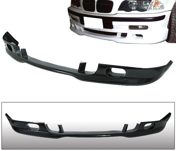 1999-2004 BMW E46 4DR Front Bumper Lip Type-A Poly-Urethane - BLF-BE464A-PU