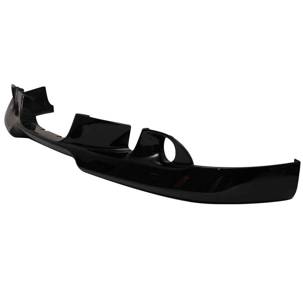 2004-2007 BMW 5-Series E60 Polyurethane Painted # 475 Black Sapphire Metallic Front Bumper Lip