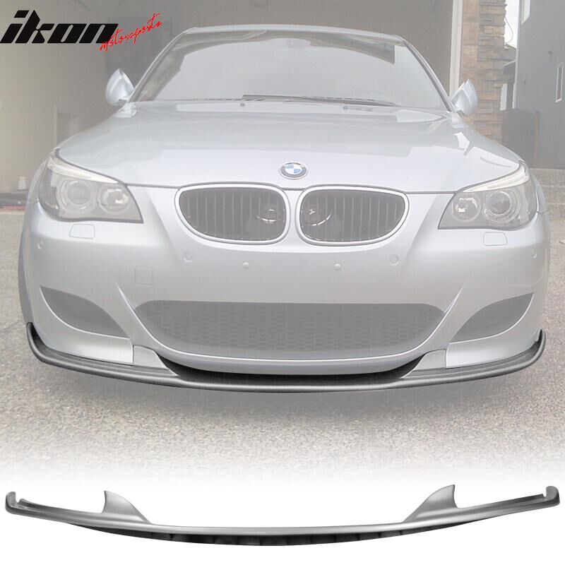 2006-2010 BMW 5-Series M5 E60 H Style Front Bumper Lip Titansilver Metallic #354
