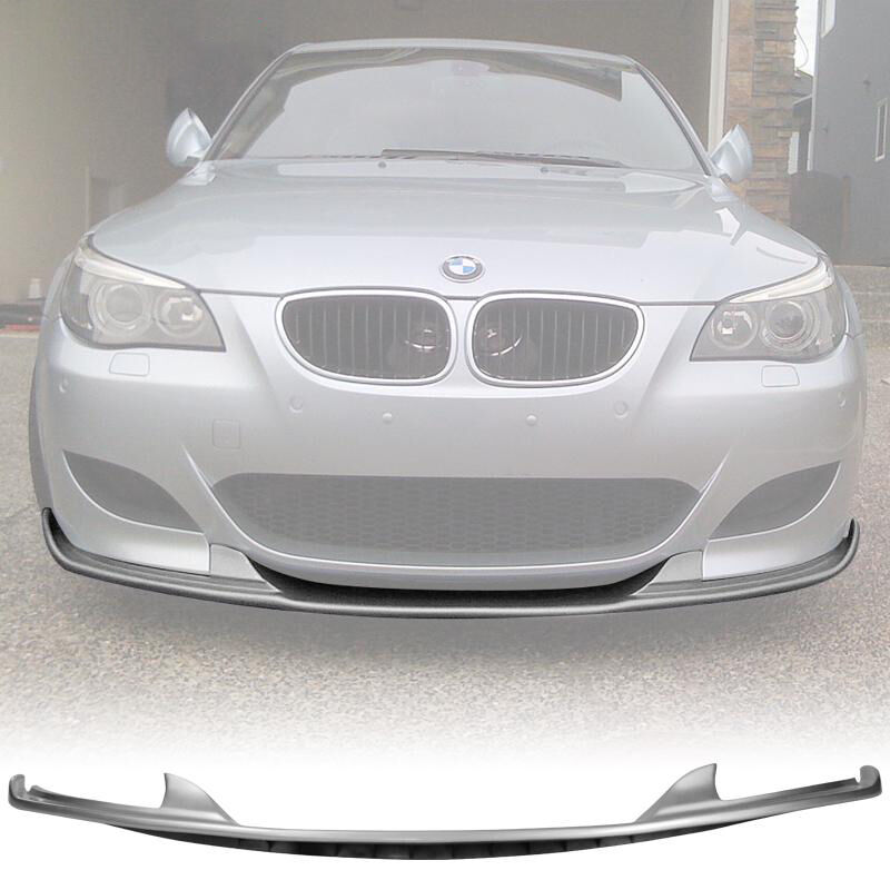 2006-2010 BMW 5-Series M5 E60 H Style Front Bumper Lip Titansilver Metallic #354 - BLF-BE60M5H-354