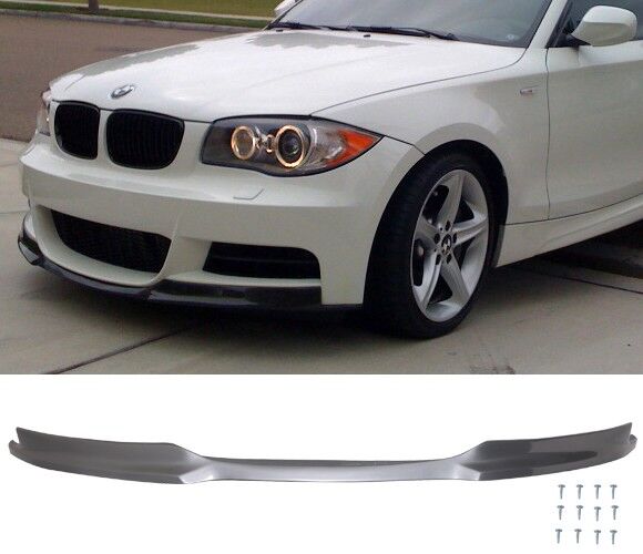 2007-2013 BMW 1-Series M-Sport E82 Painted #A52 Space Gray Metallic Front Lip