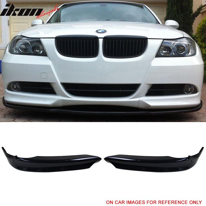 2005-2008 BMW 3-Series E90 Sedan OE Front Bumper Lip Splitter Painted #A35 Monaco Blue Metallic