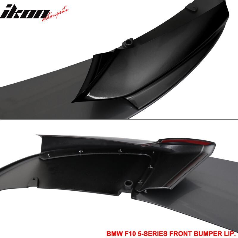 2011-2016 BMW 5-Series F10 4DR Sedan Front Bumper Lip Two Tone Space Gray Metallic #A52