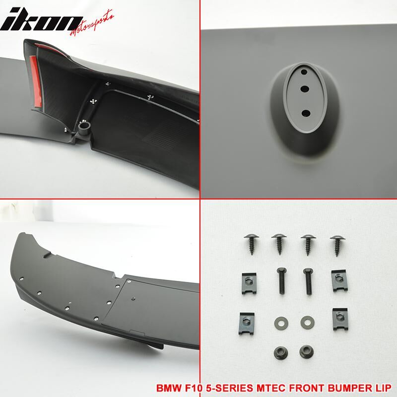 2011-2016 BMW 5-Series F10 Polypropylene Performance Style Front Bumper Lip