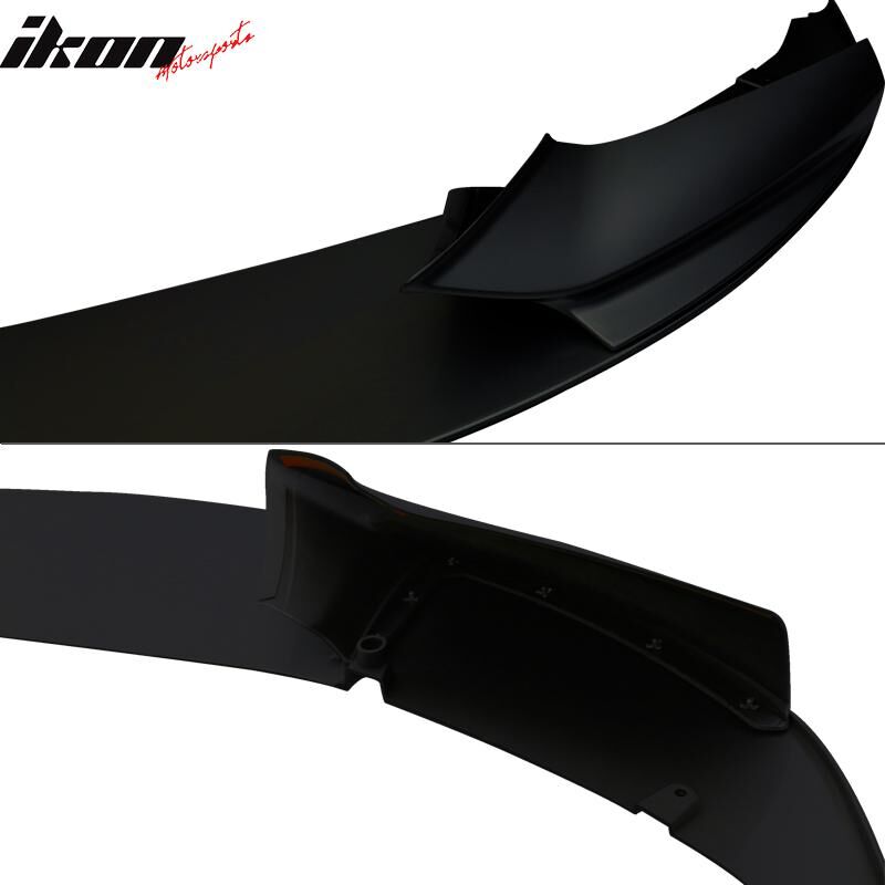 2011-2016 BMW 5-Series F10 4DR Sedan Performance Style Front Bumper Lip Black Sapphire Metallic #475