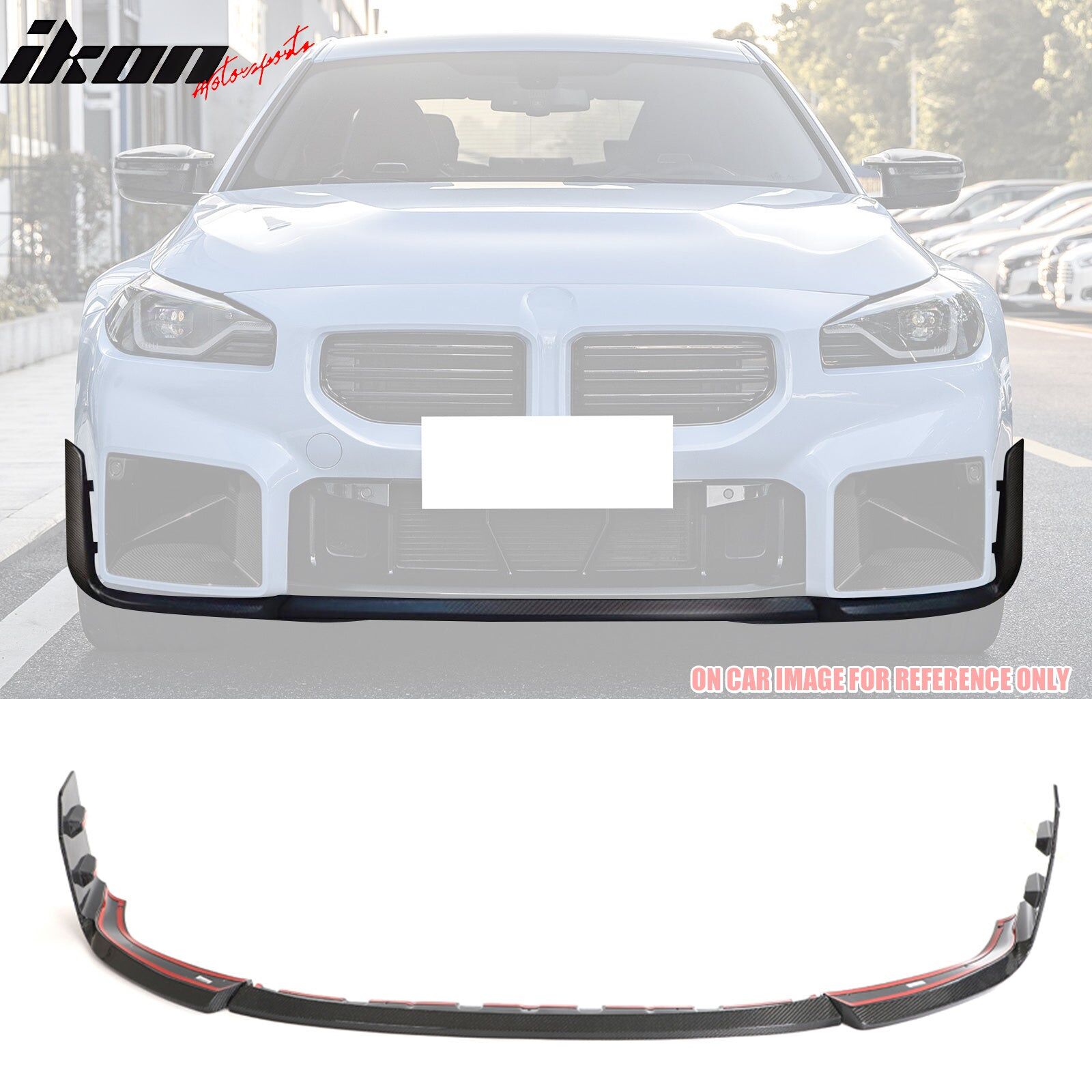 2023-2024 BMW 2-Series M2 G87 M-Performance Style Front Bumper Lip 3PCS