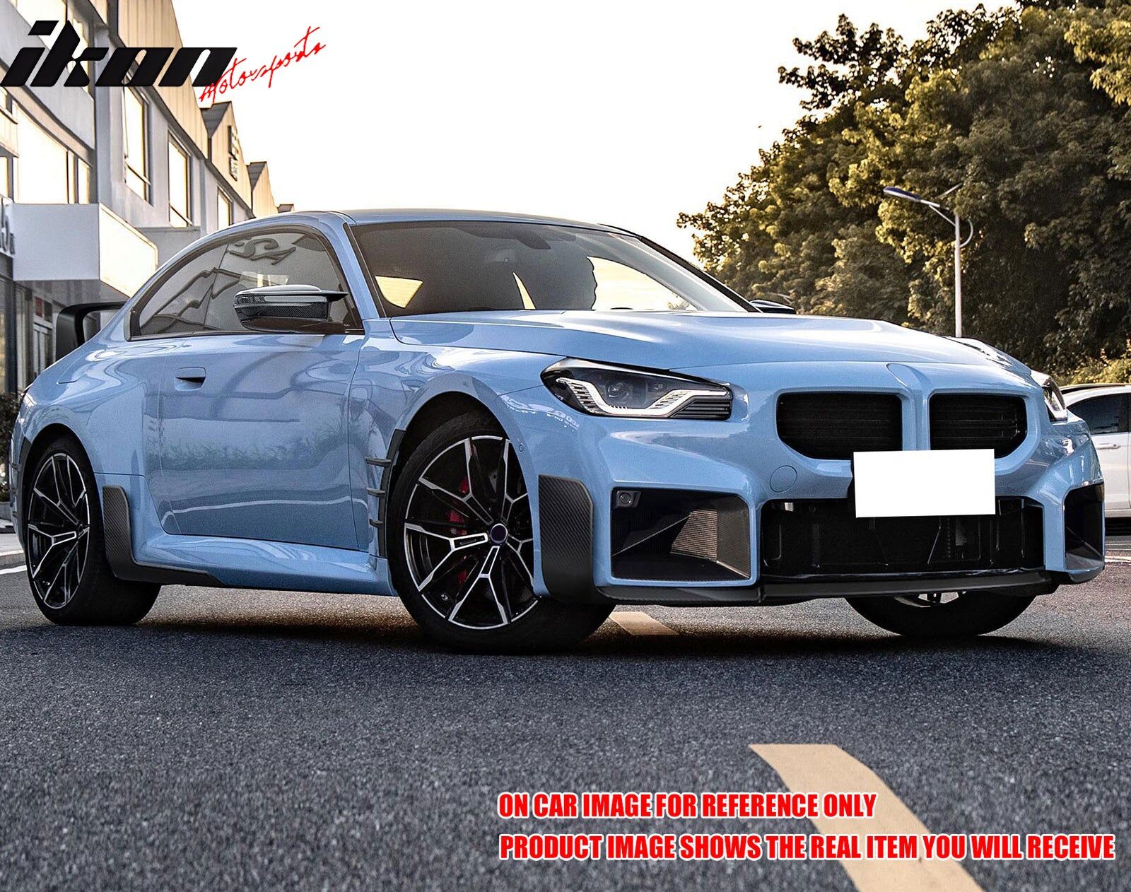 2023-2024 BMW 2-Series M2 G87 M-Performance Style Front Bumper Lip 3PCS