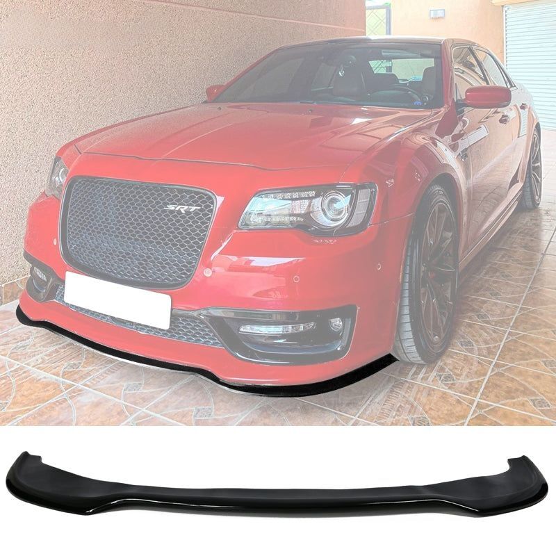 2015-2023 Chrysler 300 Polypropylene Front Bumper Lip - BLF-C30015SRTAB-GBK
