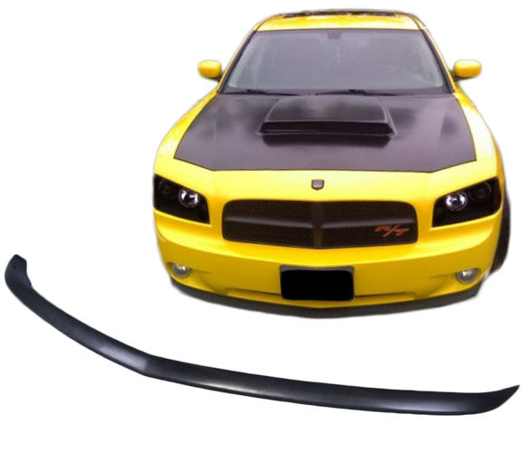 2005-2010 Dodge Charger Front Bumper Lip OEM Style Poly-Urethane - BLF-DC05OE-PU