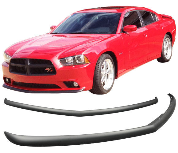 2011-2014 Dodge Charger OEM Polypropylene Front Bumper Lip - IKN-BLF-DC11OE-PP