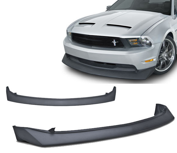 2010-2012 Ford Mustang GT V8 Front Lip B2 Style Poly-Urethane - BLF-FM10GTB2-PU