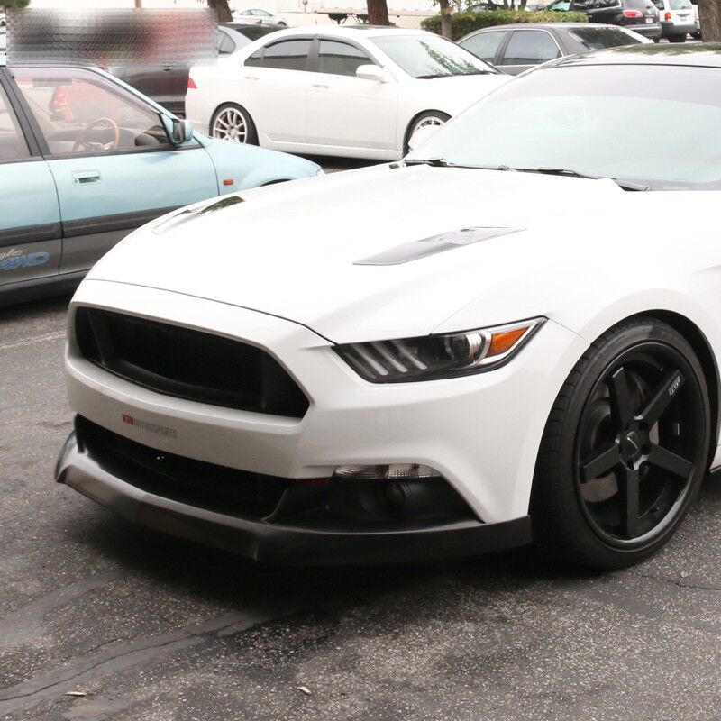 2015-2017 Ford Mustang 4CYL/V6/V8 Ikon Polyurethane Front Bumper Lip