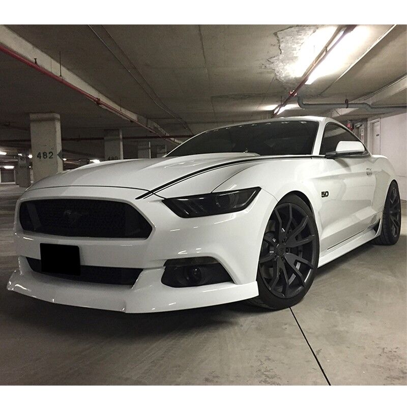 2015-2017 Ford Mustang 4CYL/V6/V8 Ikon Polyurethane Front Bumper Lip