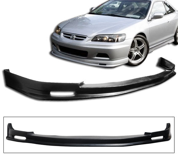 1998-2000 Honda Accord 2DR Front Bumper Lip Mugen Poly-Urethane - BLF-HA982MU-PU