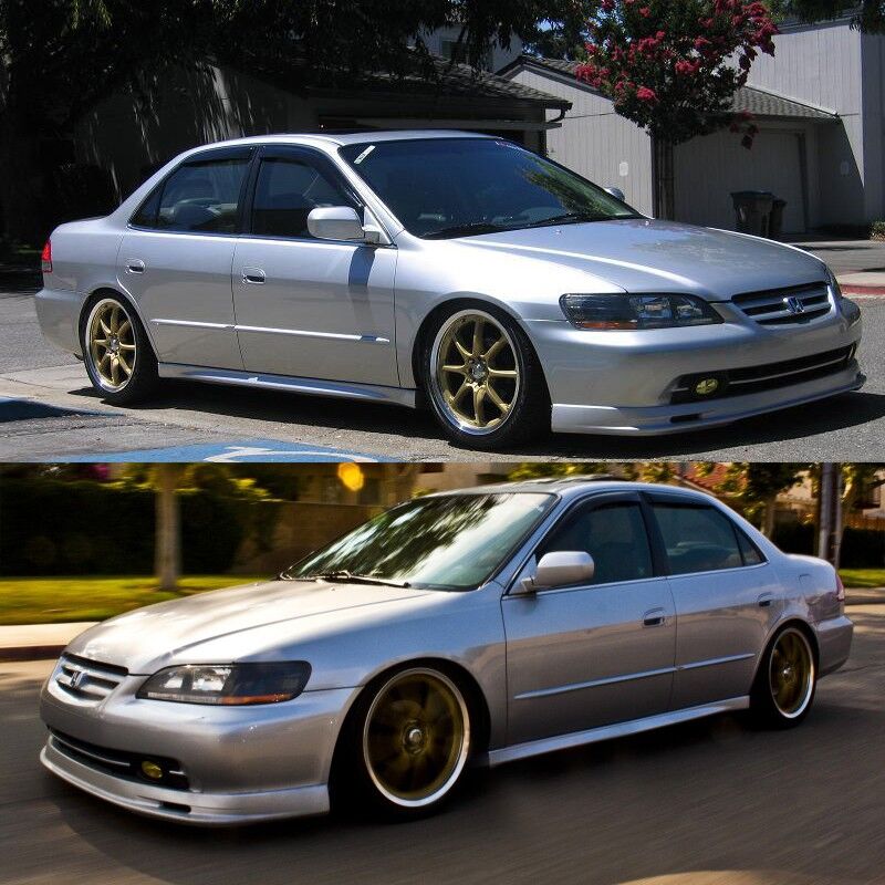 1998-2002 Honda Accord 4DR Front Bumper Lip MUG Style Poly-Urethane