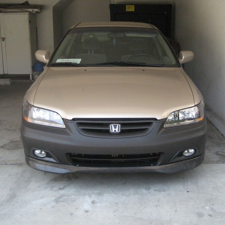 1998-2002 Honda Accord 4DR Front Bumper Lip Type-R Poly-Urethane