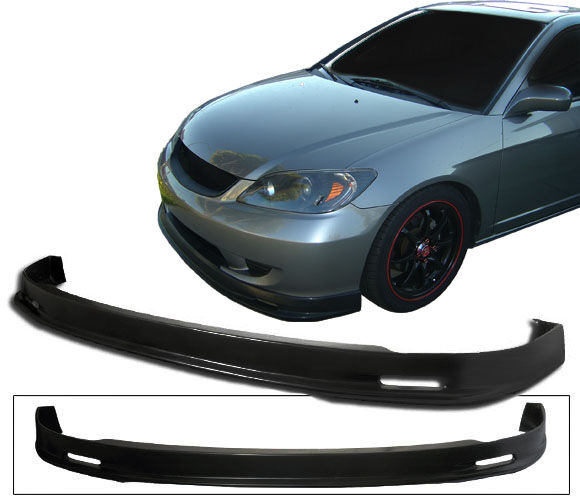 2001-2003 Honda Civic 2 4dr Front Bumper Lip MUG Style Poly-Urethane - BLF-HC01M