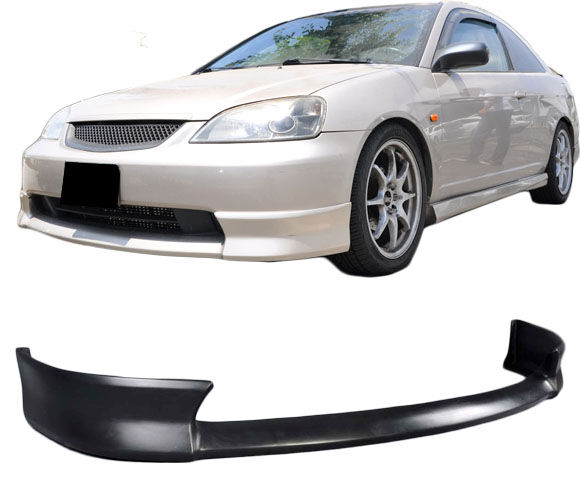 2001-2003 Honda Civic Xtreme Style Front Lip Poly Poly-Urethane - BLF-HC01XM-PU