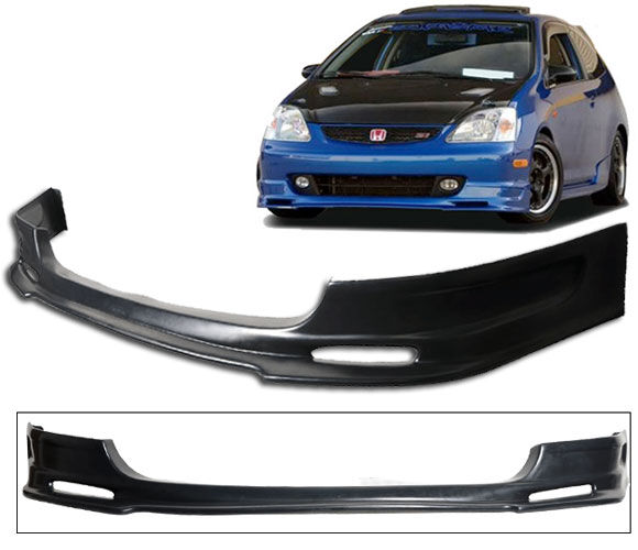 2003-2005 Honda Civic 3DR SI Front Bumper Lip Mugen 2 Poly-Urethane - BLF-HC03SI