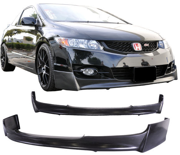 2009-2011 Honda Civic 2DR P1 Front Bumper Lip Spoiler - BLF-HC092P1-PU