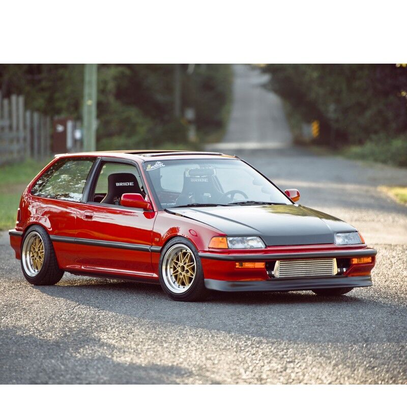 1990-1991 Civic HB/Sedan Front Lip CS Style Poly-Urethane
