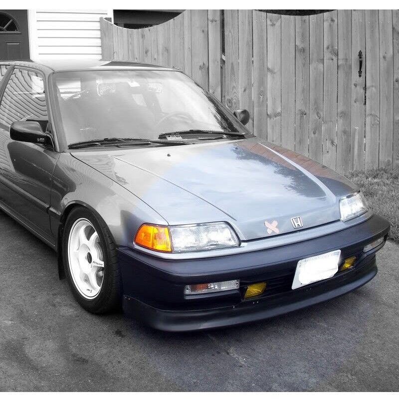 1990-1991 Civic HB/Sedan Front Lip CS Style Poly-Urethane