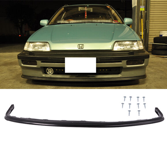 1988-1991 Honda Civic Wagon Si Polyurethane Front Bumper Lip - IKN-BLF-HC90SI-PU