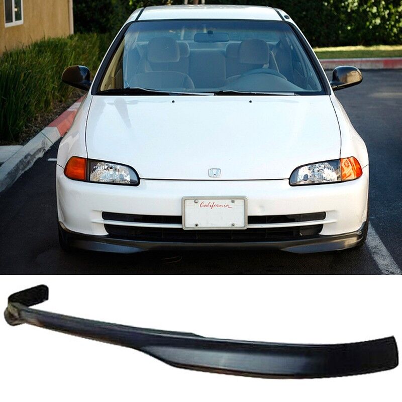 1992-1995 Honda Civic 4DR Front Bumper Lip Type-R Style Poly-Urethane - BLF-HC92