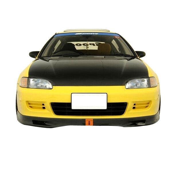 1992-1995 Honda Civic 2 3dr Front Bumper Lip SPN Style Poly-Urethane