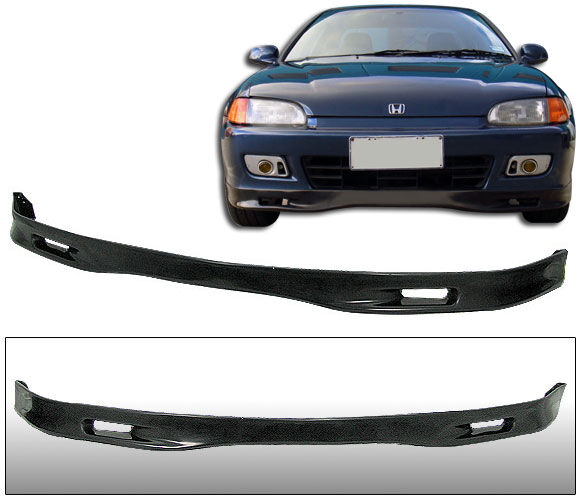 1992-1995 Honda Civic 2 3dr Front Bumper Lip SPN Style Poly-Urethane - BLF-HC92S