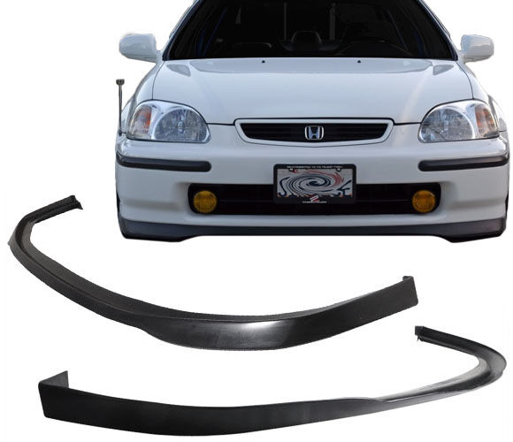 1996-1998 Honda Civic Front Bumper Lip SIR Style Poly-Urethane - BLF-HC96SIR-PU