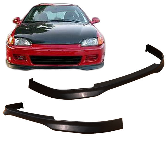 1993-1997 Honda DEL SOL Front Bumper Lip Type-R Poly-Urethane - BLF-HD93TR-PU