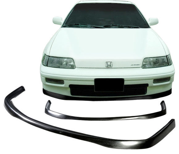 1988-1991 Honda CRX Type-JDM Polyurethane Front Bumper Lip - IKN-BLF-HX88JDM-PU