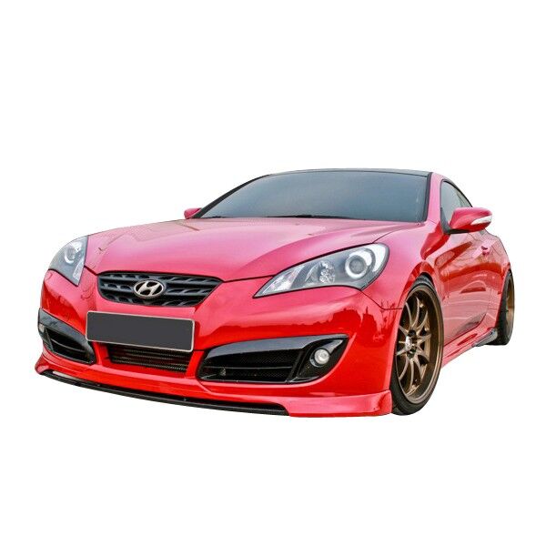 2010-2012 Hyundai Genesis 2DR S1 Style Front Bumper Lip Urethane