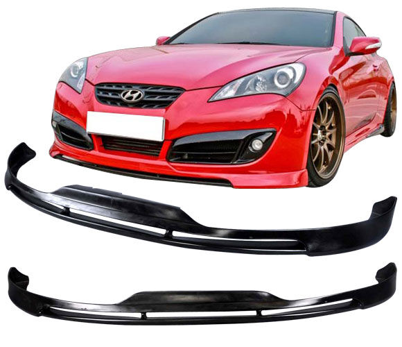 2010-2012 Hyundai Genesis 2DR S1 Style Front Bumper Lip Urethane - BLF-HYGENC10