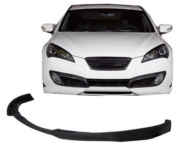2010-2012 Hyundai Genesis 2DR Front Bumper Lip Poly-Urethane - BLF-HYGENC10TC-PU