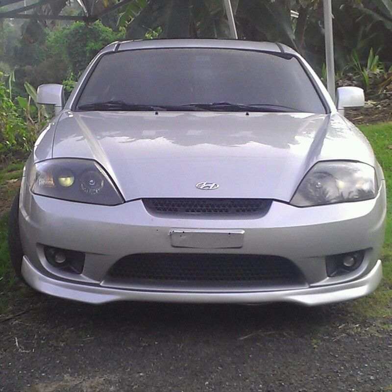2003-2004 Hyundai Tiburon Front Bumper Lip TR Style Poly-Urethane