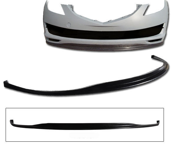 2009-2012 Mazda 6 Front Bumper Lip DS Style Poly-Urethane - BLF-MAZ609DS-PU