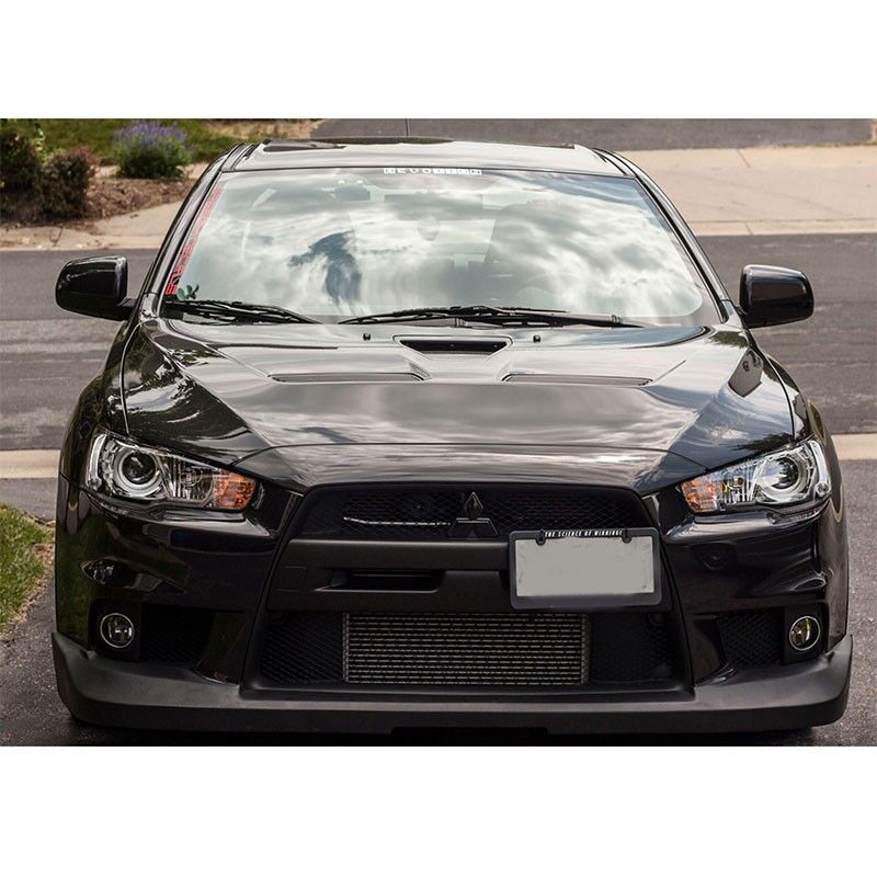 2008-2015 Mitsubishi EVO X Front Bumper Lip Poly-Urethane
