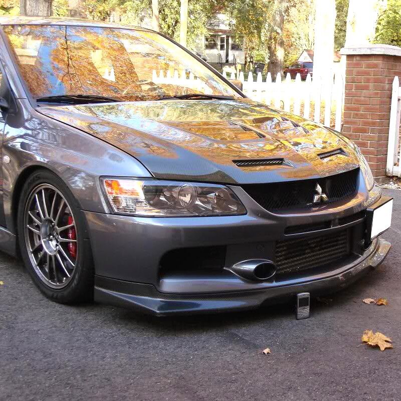 2006-2007 Mitsubishi EVO 9 Front Bumper Lip Poly-Urethane