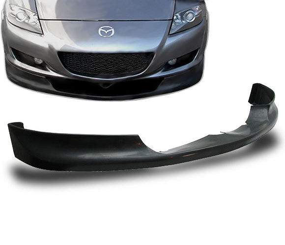 2004-2007 Mazda RX8 Front Bumper Lip Type-S Poly-Urethane - BLF-MRX8S-PU