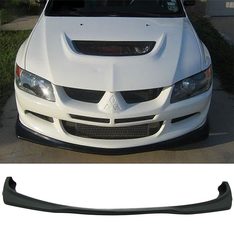 2003-2005 Mitsubishi Lancer EVO 8 Vill Style Polyurethane Front Bumper Lip Spoiler - BLF-MSEV03VAR