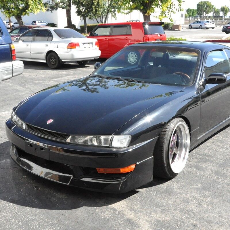 1997-1998 Nissan 240sx JDM Front Bumper Lip Kouki Greddy Style (poly-Urethane)