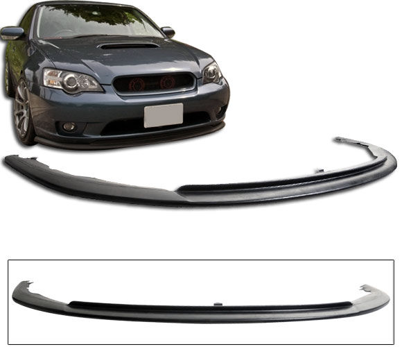 2005-2007 Subaru Legacy Front Lip JDM Bumper Only Poly-Urethane - BLF-SL05STI-PU