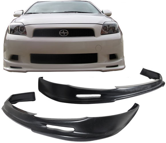 2005-2010 Scion TC Front Bumper Lip Mugen Style Poly-Urethane - BLF-STC04MU-PU